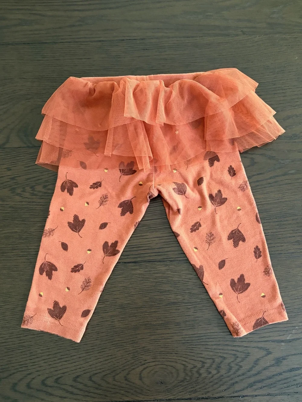 Carter's Tulle Ruffle Leaf Leggings